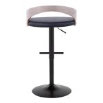 Grotto Black Swivel Adjustable Contemporary Barstool Pair (Set of 2) 16 Grotto Black Swivel Adjustable Contemporary Barstool Pair (Set of 2)