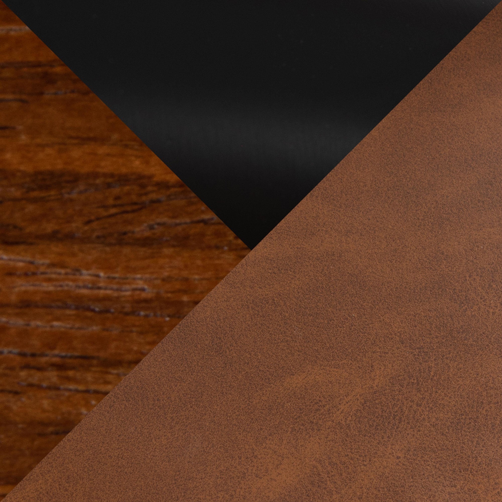 Grotto Camel Faux Leather Walnut Contemporary 30-Inch Barstools (Set of 2) 8 Grotto Camel Faux Leather Walnut Contemporary 30-Inch Barstools (Set of 2) - Image 8