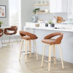 Grotto Camel Swivel 26-Inch Contemporary Counter Stools (Set of 2) 11 Grotto Camel Swivel 26-Inch Contemporary Counter Stools (Set of 2)