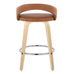 Grotto Camel Swivel 26-Inch Contemporary Counter Stools (Set of 2) 17 Grotto Camel Swivel 26-Inch Contemporary Counter Stools (Set of 2)