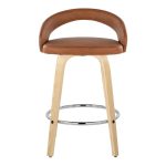 Grotto Camel Swivel 26-Inch Contemporary Counter Stools (Set of 2) 18 Grotto Camel Swivel 26-Inch Contemporary Counter Stools (Set of 2)
