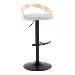 Grotto Contemporary Adjustable Light Green Swivel Barstools (Set of 2) 18 Grotto Contemporary Adjustable Light Green Swivel Barstools (Set of 2)
