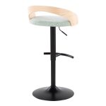 Grotto Contemporary Adjustable Light Green Swivel Barstools (Set of 2) 20 Grotto Contemporary Adjustable Light Green Swivel Barstools (Set of 2)