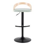 Grotto Contemporary Adjustable Light Green Swivel Barstools (Set of 2) 22 Grotto Contemporary Adjustable Light Green Swivel Barstools (Set of 2)