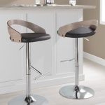 Grotto Contemporary Chrome and Black Adjustable Barstools (Set of 2) 9 Grotto Contemporary Chrome and Black Adjustable Barstools (Set of 2)