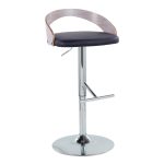 Grotto Contemporary Chrome and Black Adjustable Barstools (Set of 2) 11 Grotto Contemporary Chrome and Black Adjustable Barstools (Set of 2)
