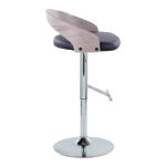 Grotto Contemporary Chrome and Black Adjustable Barstools (Set of 2) 12 Grotto Contemporary Chrome and Black Adjustable Barstools (Set of 2)