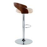 Grotto Cream Mid-Century Modern Adjustable Swivel Barstools (Set of 2) 15 Grotto Cream Mid-Century Modern Adjustable Swivel Barstools (Set of 2)
