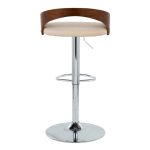 Grotto Cream Mid-Century Modern Adjustable Swivel Barstools (Set of 2) 17 Grotto Cream Mid-Century Modern Adjustable Swivel Barstools (Set of 2)