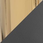 Grotto Grey Faux Leather Gold Contemporary Adjustable Barstools (Set of 2) 20 Grotto Grey Faux Leather Gold Contemporary Adjustable Barstools (Set of 2)