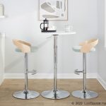 Grotto Light Green Fabric Contemporary Swivel Barstools (Set of 2) 15 Grotto Light Green Fabric Contemporary Swivel Barstools (Set of 2)