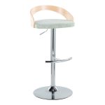 Grotto Light Green Fabric Contemporary Swivel Barstools (Set of 2) 18 Grotto Light Green Fabric Contemporary Swivel Barstools (Set of 2)