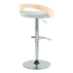 Grotto Light Green Fabric Contemporary Swivel Barstools (Set of 2) 20 Grotto Light Green Fabric Contemporary Swivel Barstools (Set of 2)