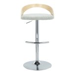 Grotto Light Green Fabric Contemporary Swivel Barstools (Set of 2) 22 Grotto Light Green Fabric Contemporary Swivel Barstools (Set of 2)
