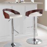 Grotto Mid-Century Adjustable Swivel Barstools White Chrome (Set of 2) (Set of 2) 11 Grotto Mid-Century Adjustable Swivel Barstools White Chrome (Set of 2) (Set of 2)
