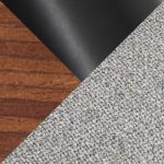 Grotto Oat Noise Fabric Walnut Contemporary Counter Stools (Set of 2) 20 Grotto Oat Noise Fabric Walnut Contemporary Counter Stools (Set of 2)