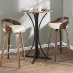 Grotto Walnut Cream Swivel Mid-Century Modern Barstools (Set of 2) 21 Grotto Walnut Cream Swivel Mid-Century Modern Barstools (Set of 2)