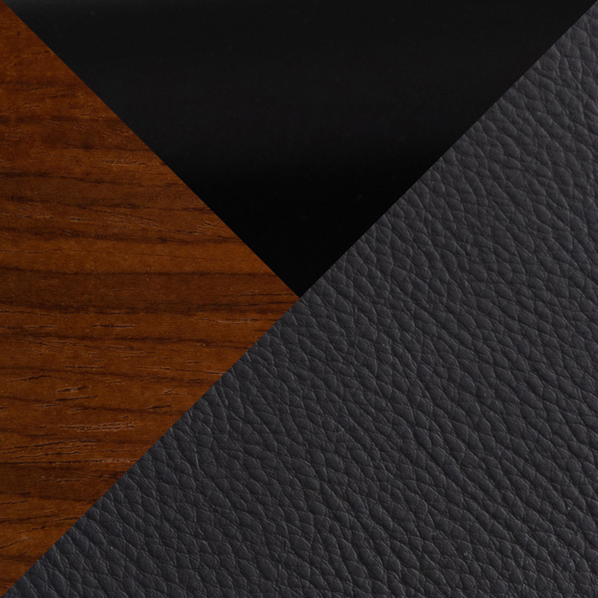 Grotto Walnut and Black Contemporary Swivel Counter Stools (Set of 2) 10 Grotto Walnut and Black Contemporary Swivel Counter Stools (Set of 2) - Image 10