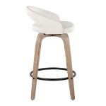 Grotto White Swivel 26-Inch Contemporary Counter Stools (Set of 2) 15 Grotto White Swivel 26-Inch Contemporary Counter Stools (Set of 2)