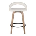 Grotto White Swivel 26-Inch Contemporary Counter Stools (Set of 2) 18 Grotto White Swivel 26-Inch Contemporary Counter Stools (Set of 2)