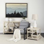 Guilia Castlerock Gray With Metal Frame Sling Accent Chair