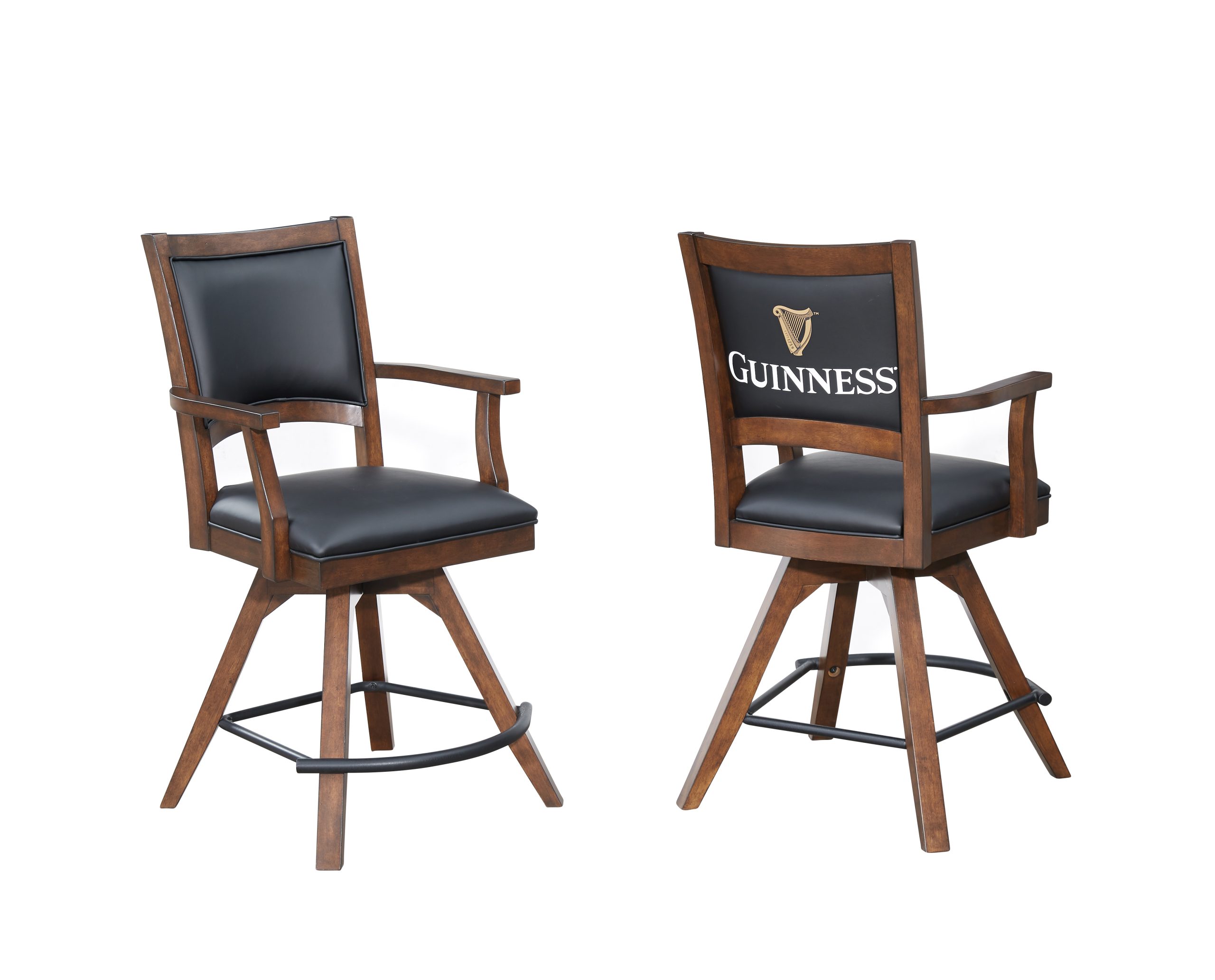 guinness spectator memory return swivel counter stool