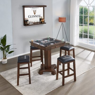 Guinness Bar Height Flip Top Poker Table