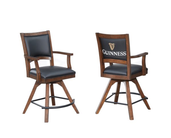 Guinness Spectator Memory Return Swivel Counter Stool 3