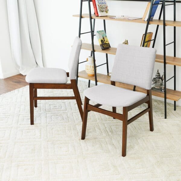 GustoFabricDiningChairInLightGray 4