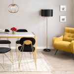 Gwen Gold Black Velvet Glam Contemporary Chairs (Set of 2)