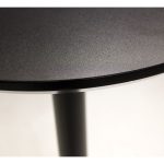 HALFPINT Black Round Commercial Dining Table