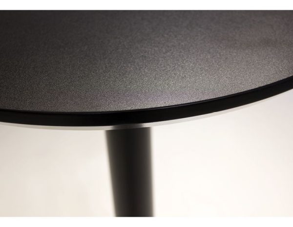 HALFPINT Black Round Commercial Dining Table 1 2