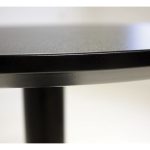 HALFPINT Black Round Commercial Dining Table