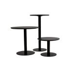 HALFPINT Black Round Commercial Dining Table