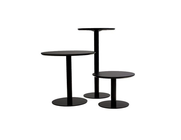 HALFPINT Black Round Commercial Dining Table 3 2