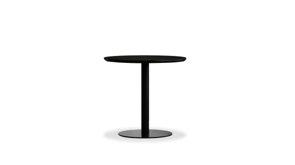 HALFPINT Black Round Commercial Dining Table 5