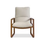 HANS Leather Lounge Chair Walnut Ash Wood Frame 7 HANS Leather Lounge Chair Walnut Ash Wood Frame