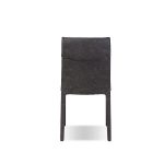 HARRIS Vintage Grey Leatherette Low Back Dining Chair 6 HARRIS Vintage Grey Leatherette Low Back Dining Chair