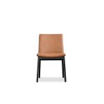 HOLSTER Palomino Leather Dining Chair Solid Wood Base 8 HOLSTER Palomino Leather Dining Chair Solid Wood Base