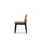HOLSTER Palomino Leather Dining Chair Solid Wood Base 9 HOLSTER Palomino Leather Dining Chair Solid Wood Base