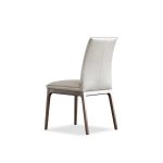 HOLT Taupe Leather Solid Wood Dining Chair 10 HOLT Taupe Leather Solid Wood Dining Chair