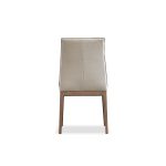 HOLT Taupe Leather Solid Wood Dining Chair 11 HOLT Taupe Leather Solid Wood Dining Chair