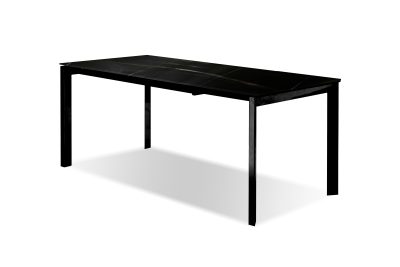 HOST Shakespeare Black Sintered Stone Extension Dining Table