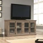 Salt Oak TV Stand with Tempered Glass Doors Holds 80-Inch 4 Salt Oak TV Stand with Tempered Glass Doors Holds 80-Inch