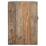 Wheat Reclaimed Pine Transitional TV Console With Adjustable Shelves