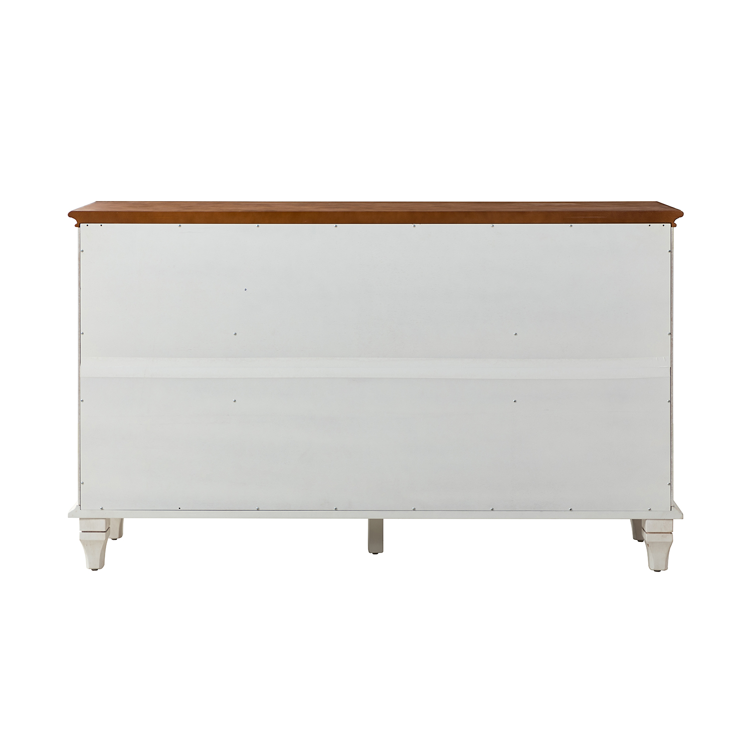 Hainrich White Farmhouse 3-Drawer Sideboard Storage Cabinet 3 Hainrich White Farmhouse 3-Drawer Sideboard Storage Cabinet - Image 3