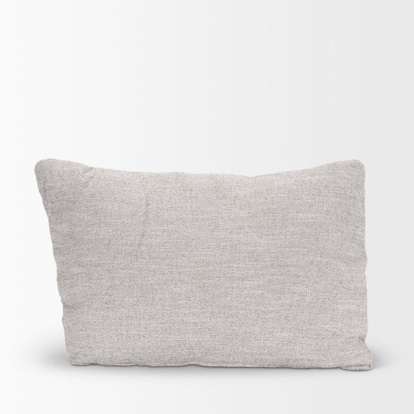 Halston Arm Pillow Light Gray Performance Fabric 4