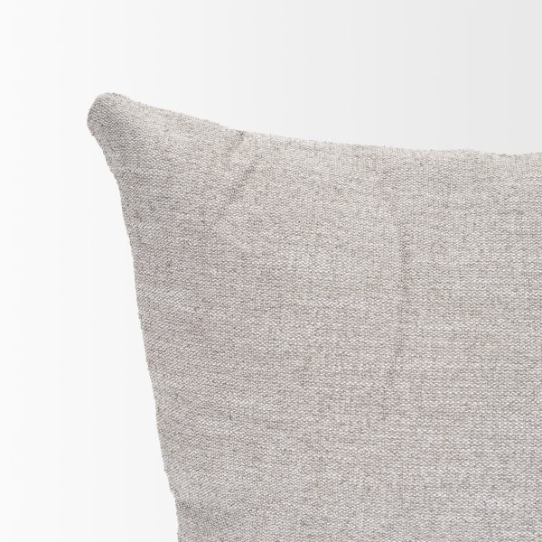 Halston Arm Pillow Light Gray Performance Fabric 8