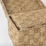 Hanalei Set of 2 Seagrass Boxes with Lids