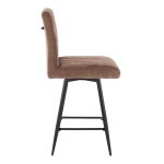 Hank 26 Contemporary Brown Fabric Counter Stools (Set of 2) 15 Hank 26 Contemporary Brown Fabric Counter Stools (Set of 2)
